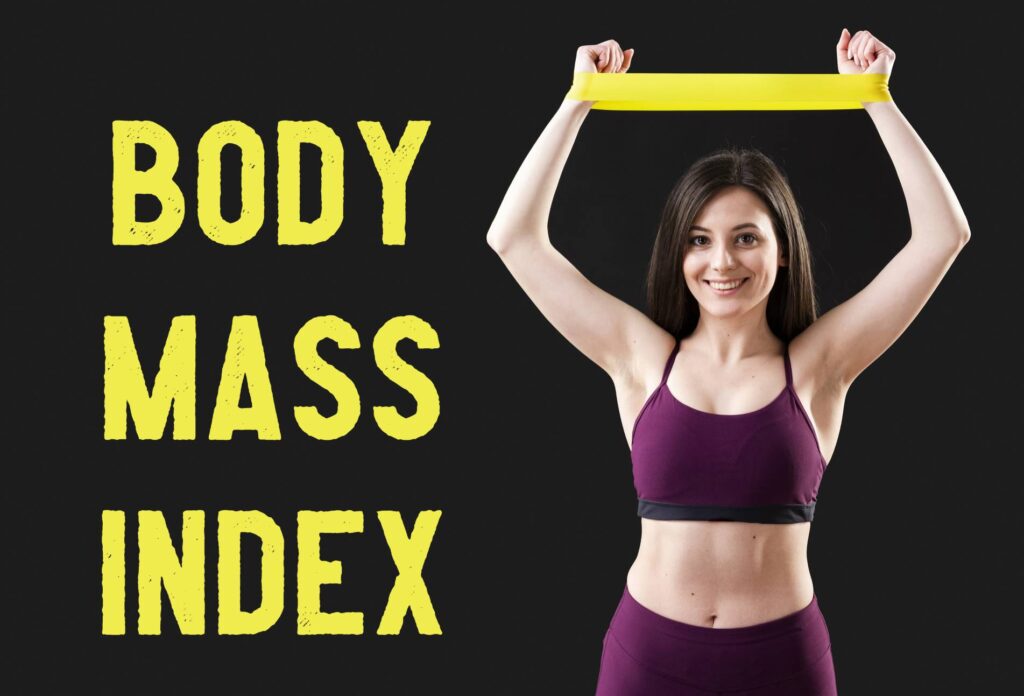 Girl with hands up holding a rubber band, symbolizing the importance of fitness.